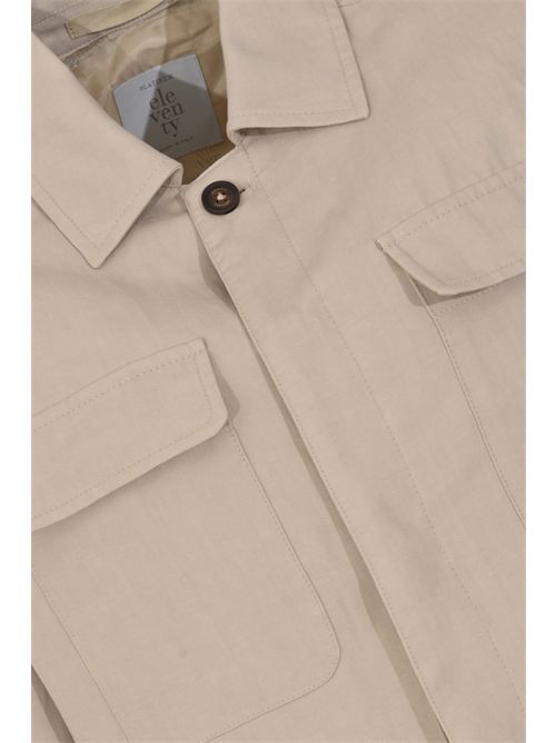 Completo in misto lino e lyocell Sabbia Eleventy | M75ABUL03 TES0M11602